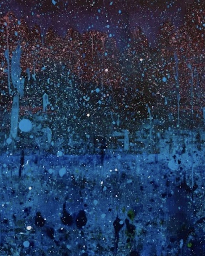 Night field in blue by Collection I